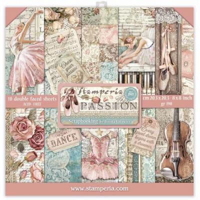 Stamperia Passion Designpapier - Paper Pack